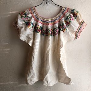 Boho Vintage Flower Top